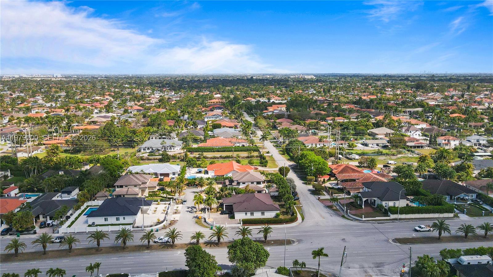 13676 Southwest 33rd Terrace Miami, FL 33175 - Photo 81 of 90 an aerial view of residential houses with city view