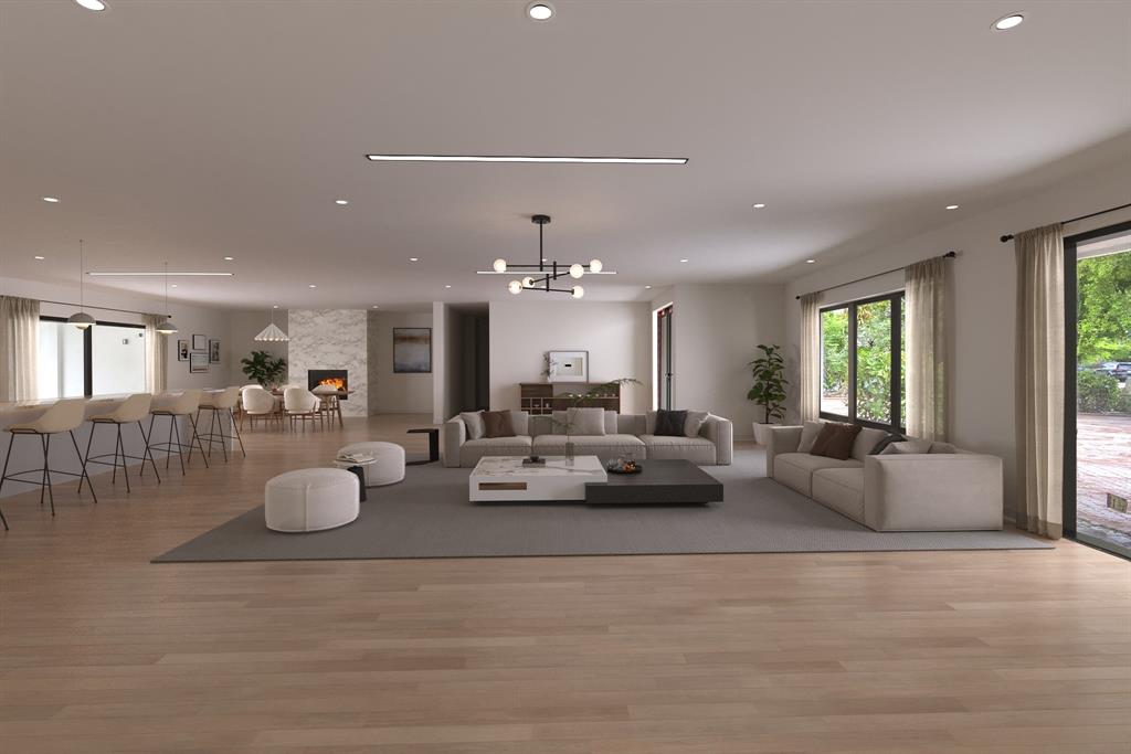 2800 Palmer Drive Hollywood, FL 33021 - Photo 6 of 13 a living room with furniture and a large window