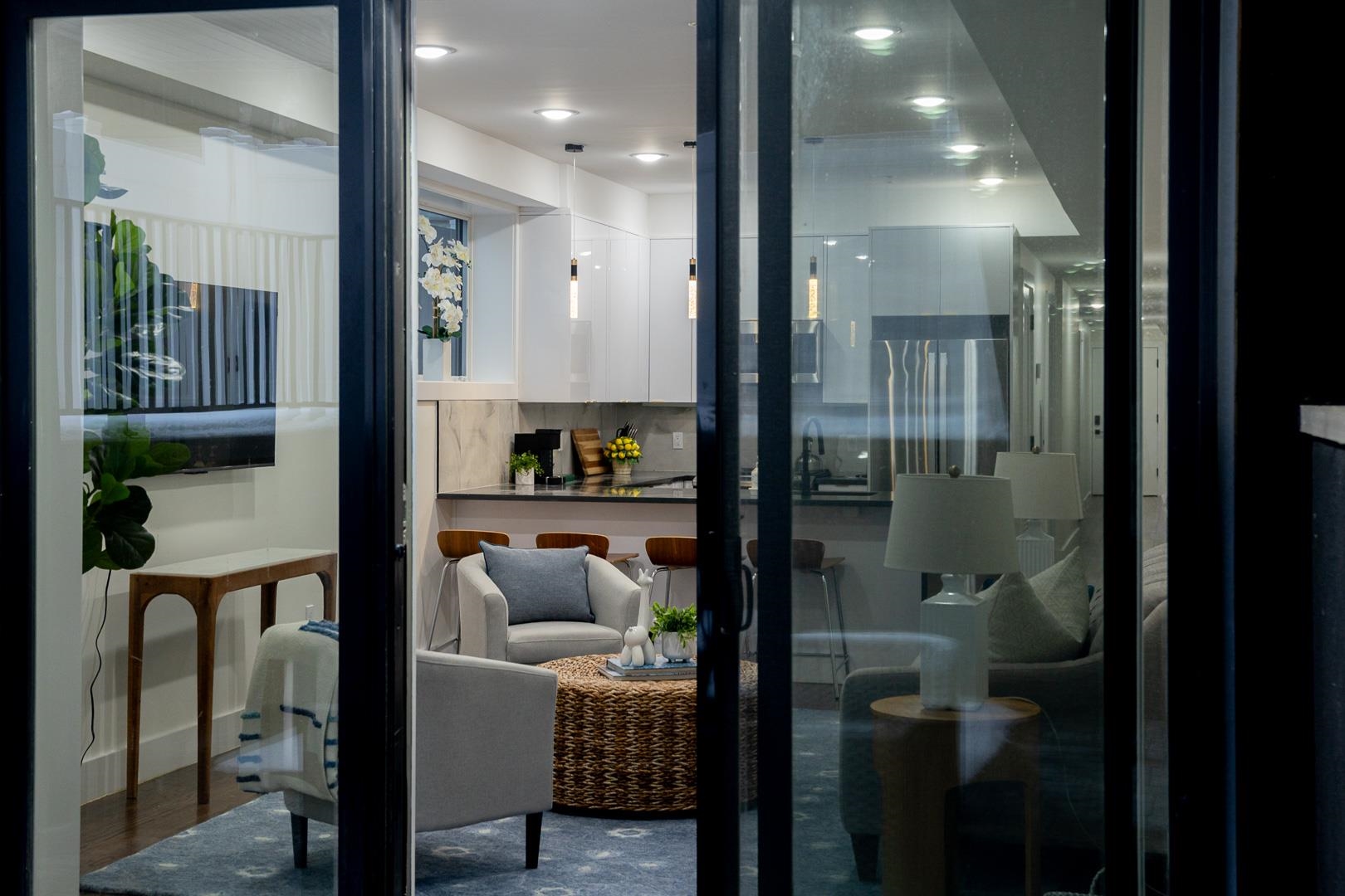 39 Boyd Avenue Jersey City, NJ 07304 - Photo 27 of 29 a bathroom with a glass shower door