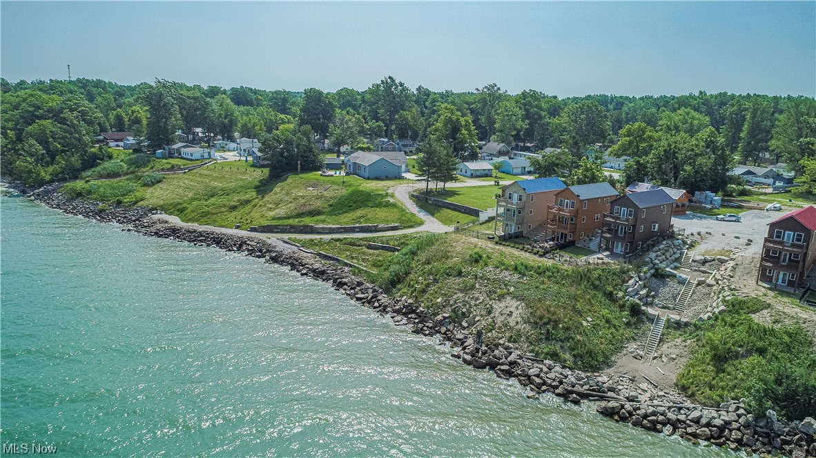 5919 Lake Road West, Unit 8 Ashtabula, OH 44004 - Photo 31 of 35 Birds eye view of the shoreline