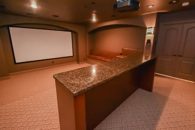 a view of a projector room