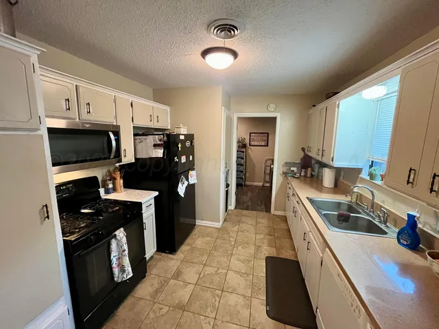 a kitchen with a sink a stove and refrigerator