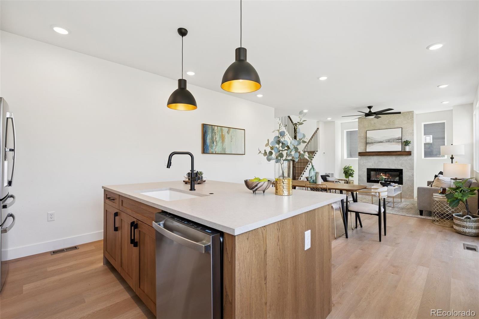 113 Mohawk Circle Superior, CO 80027 - Photo 15 of 50 a view of a kitchen center island and stainless steel appliances