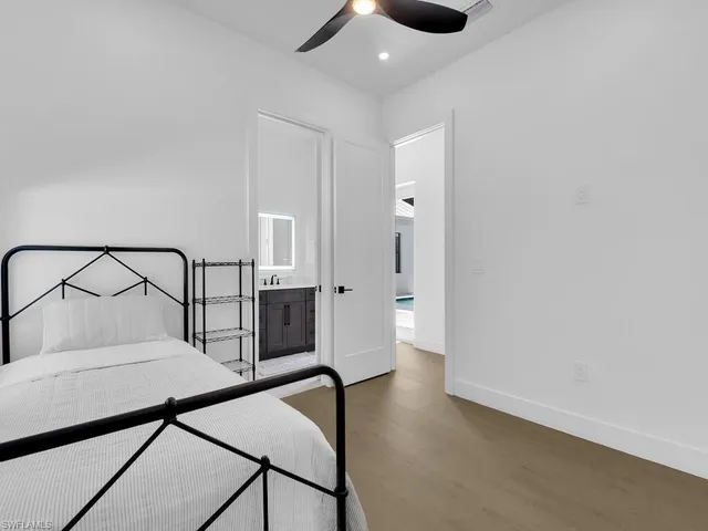 a view of a garage with furniture