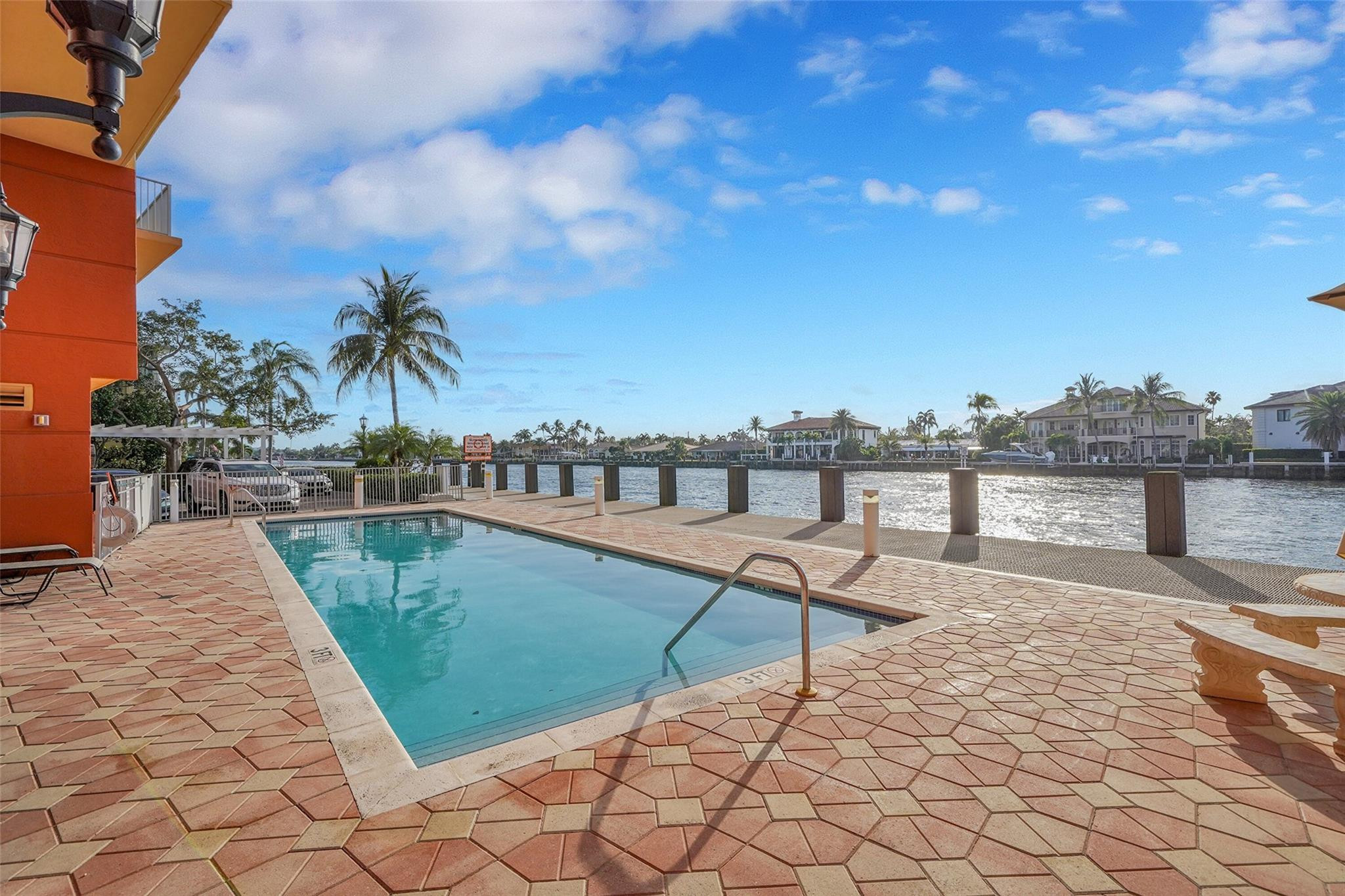 821 North Riverside Drive, Unit PH2 Pompano Beach, FL 33062 - Photo 76 of 95 a view of a terrace with sitting area