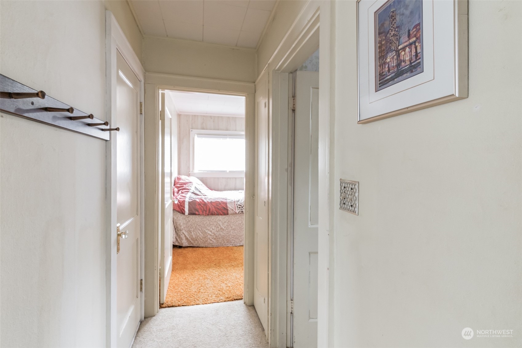 1913 Morgan Street Aberdeen, WA 98520 - Photo 13 of 26 a view of a hallway view with wooden floor and bedroom