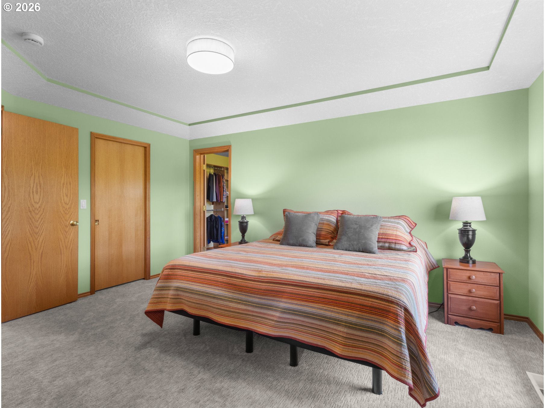 366 Southwest 37th Circle Gresham, OR 97080 - Photo 23 of 47 a bedroom with a bed and a tv