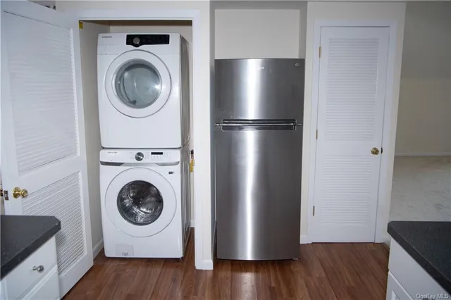 a view of an front door