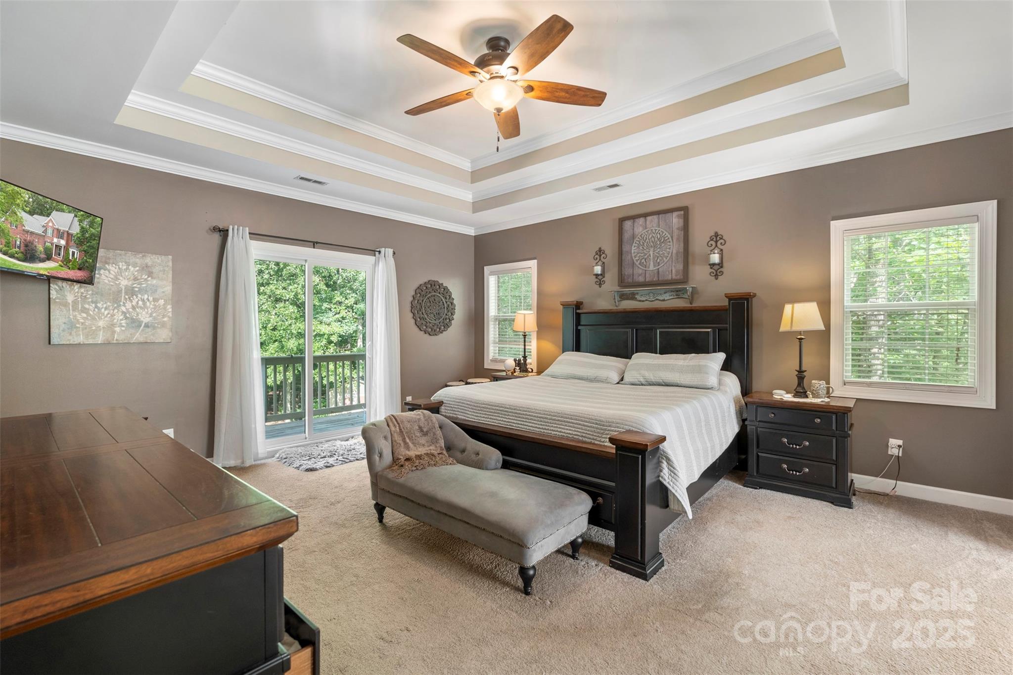 6006 Casswell Circle Matthews, NC 28104 - Photo 18 of 47 a bedroom with a bed and window