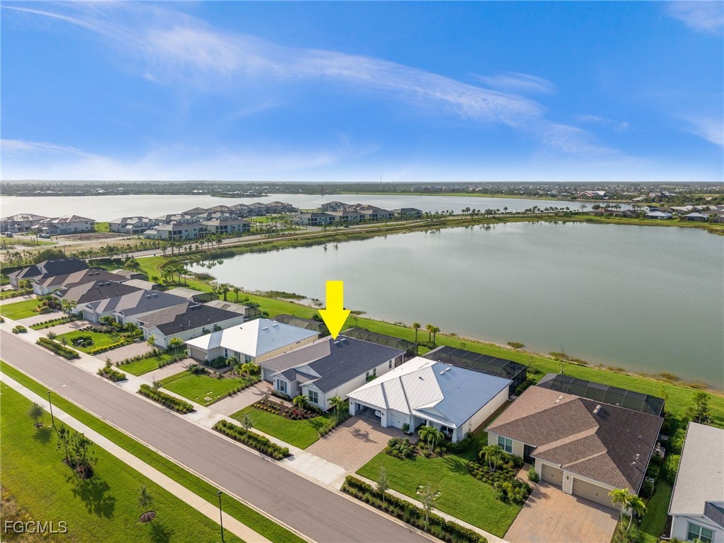 42346 Waterfront Way Punta Gorda, FL 33982 - Photo 42 of 46 an aerial view of a house with a lake view