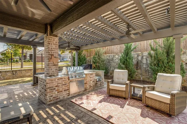 a view of a house with sitting area