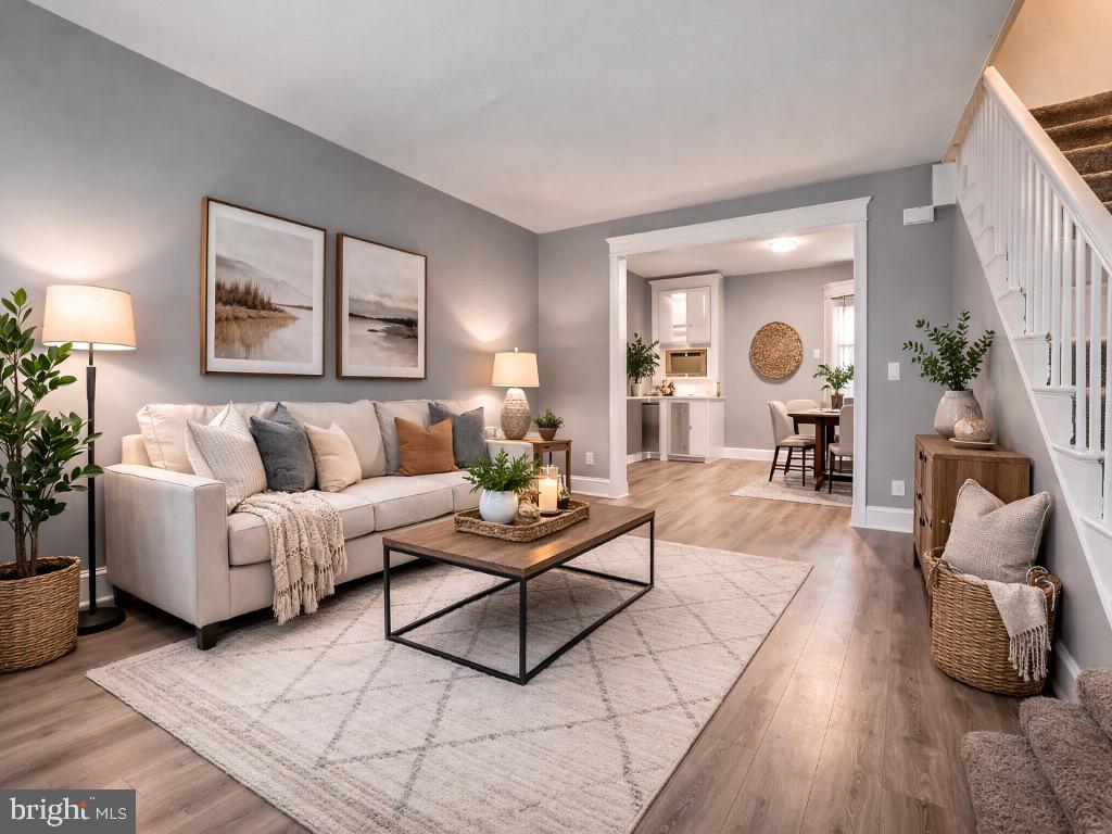 Virtual Staged Living Room