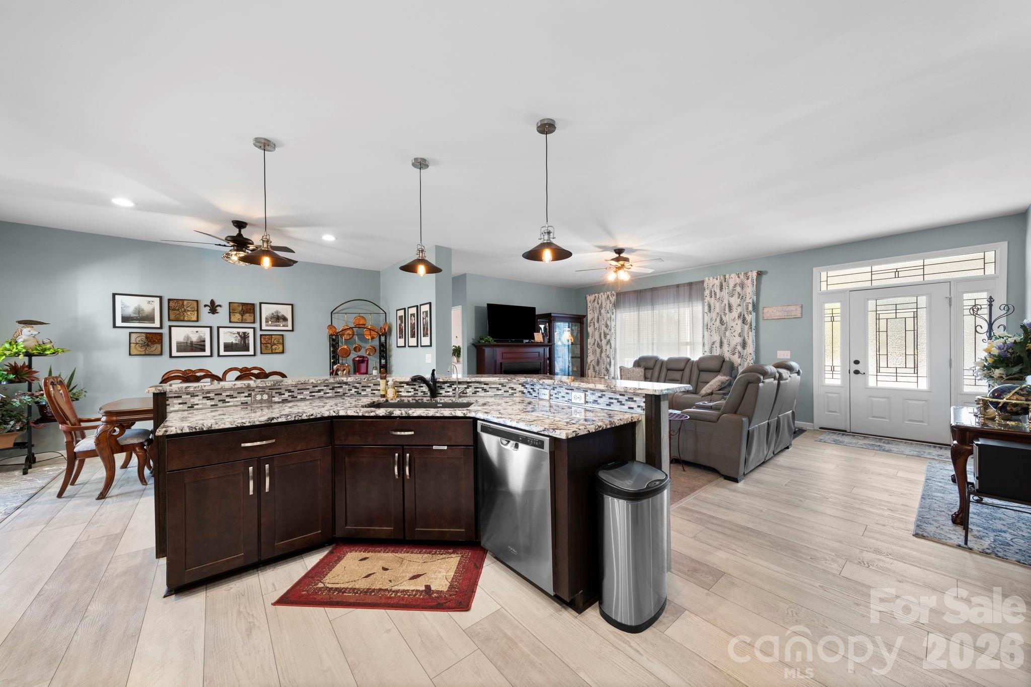 142 Will Evans Road Jefferson, SC 29718 - Photo 11 of 44 a kitchen with lots of counter top space