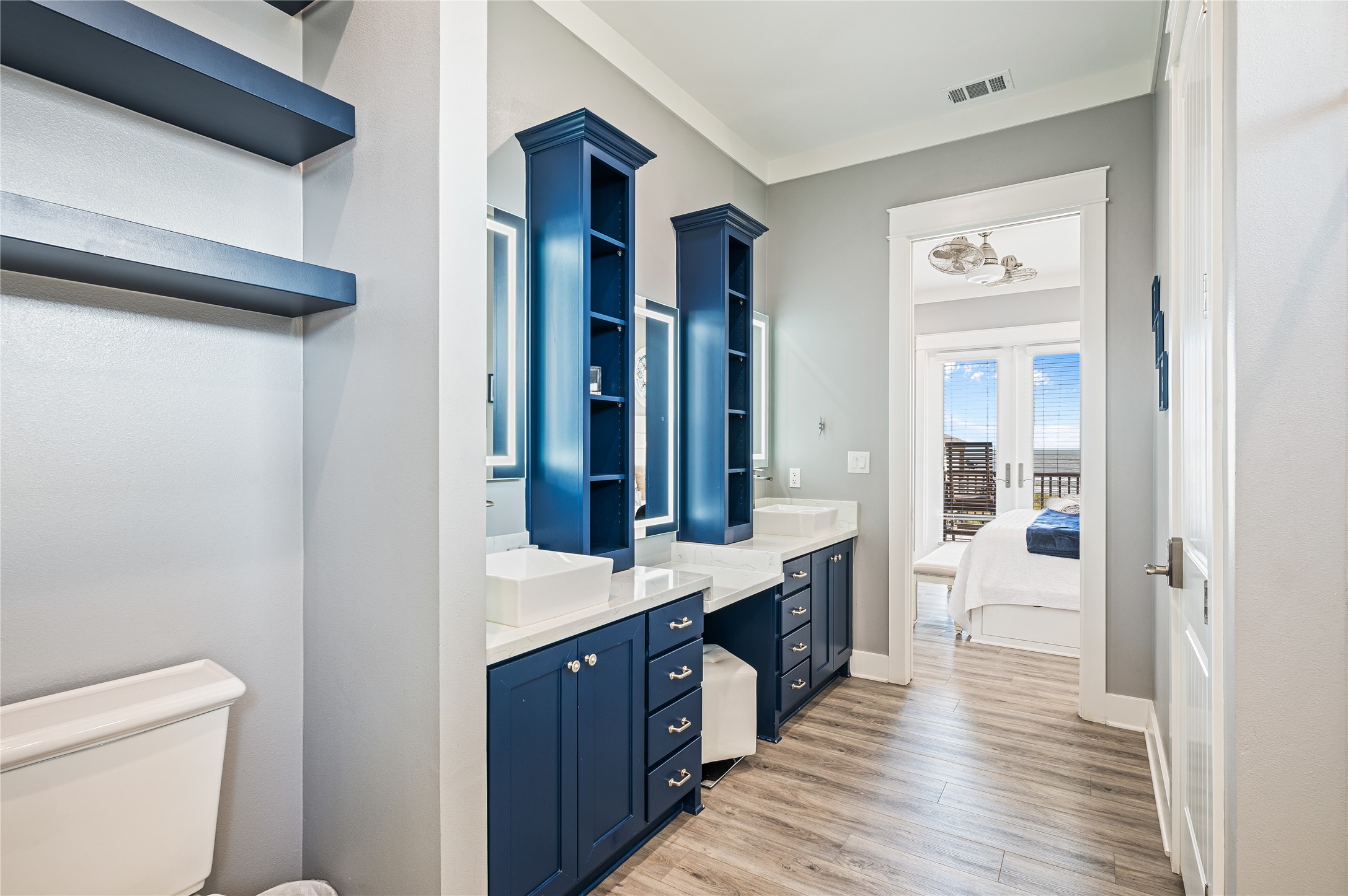 2576 Whitecap Crystal Beach, TX 77650 - Photo 26 of 49 a bathroom with a sink a toilet and shower
