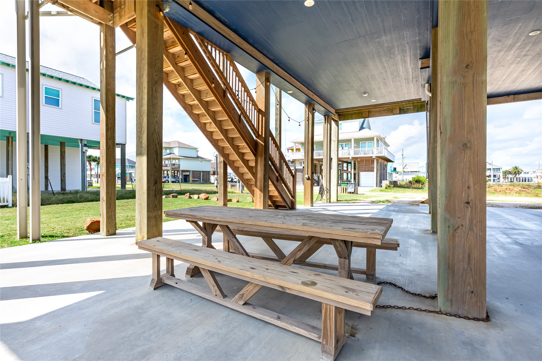 2576 Whitecap Crystal Beach, TX 77650 - Photo 44 of 49 a house view with outdoor seating space