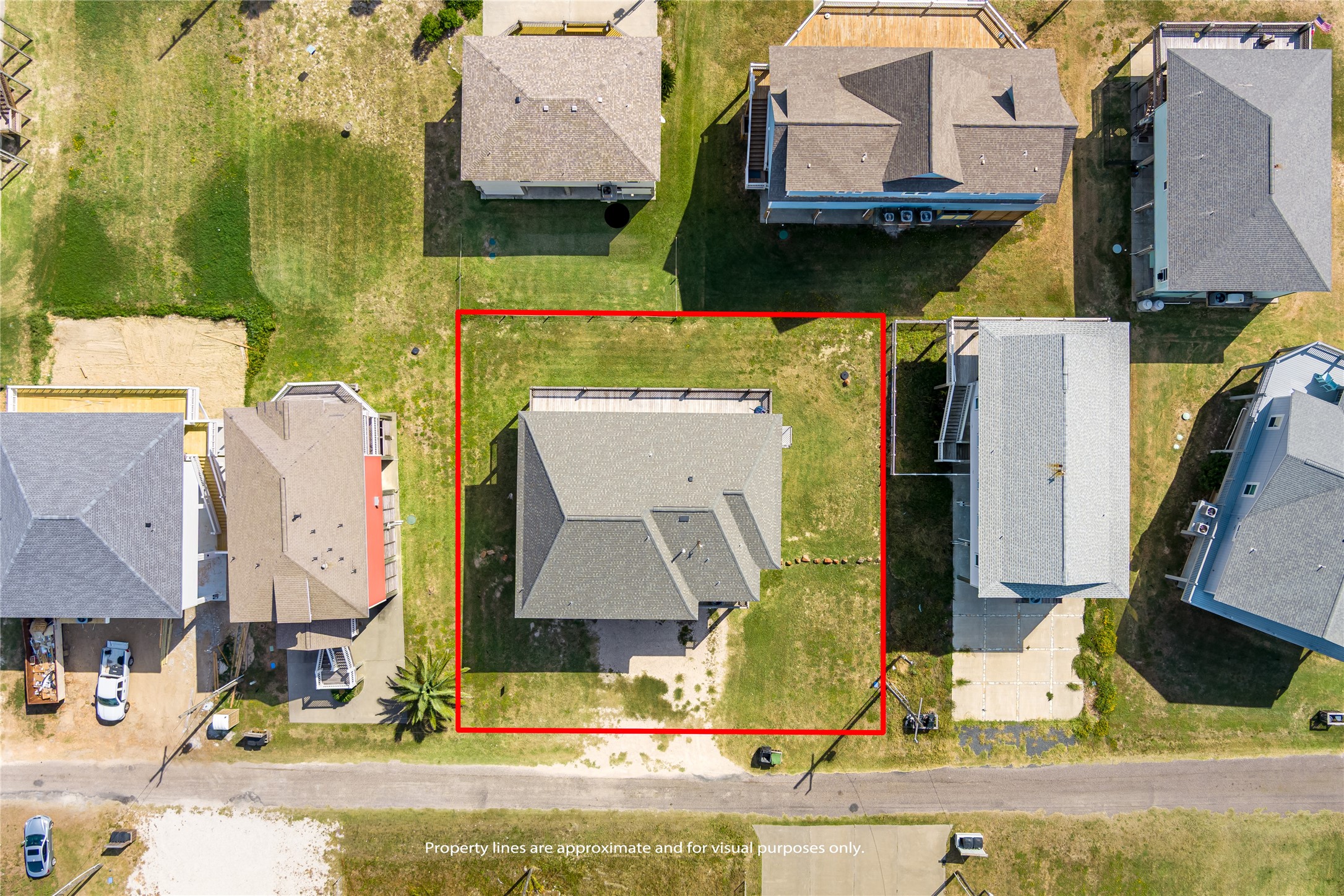 2576 Whitecap Crystal Beach, TX 77650 - Photo 47 of 49 an aerial view of houses with outdoor space