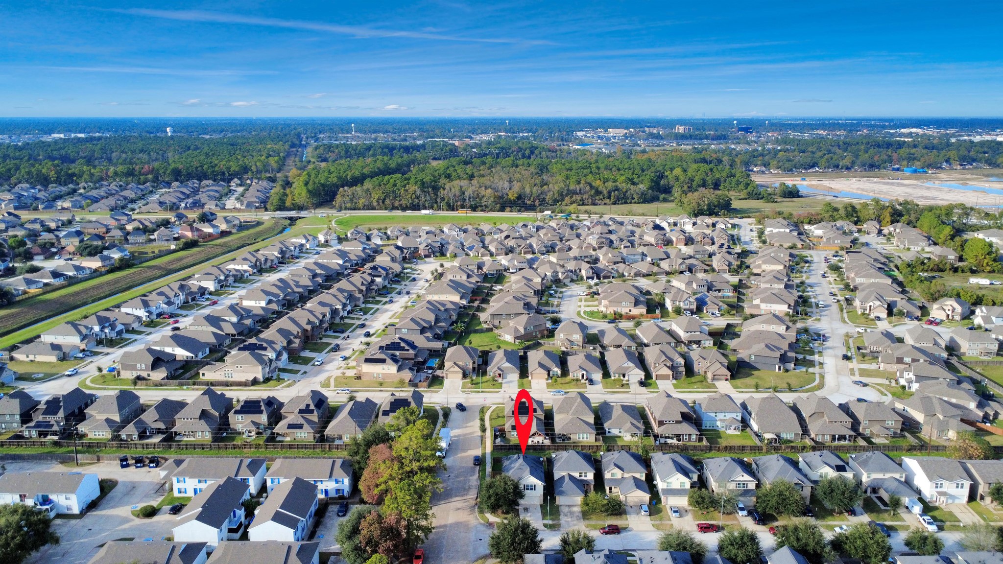 886 Darbydale Crossing Lane Houston, TX 77090 - Photo 41 of 41 a view of a city with lots of flowers