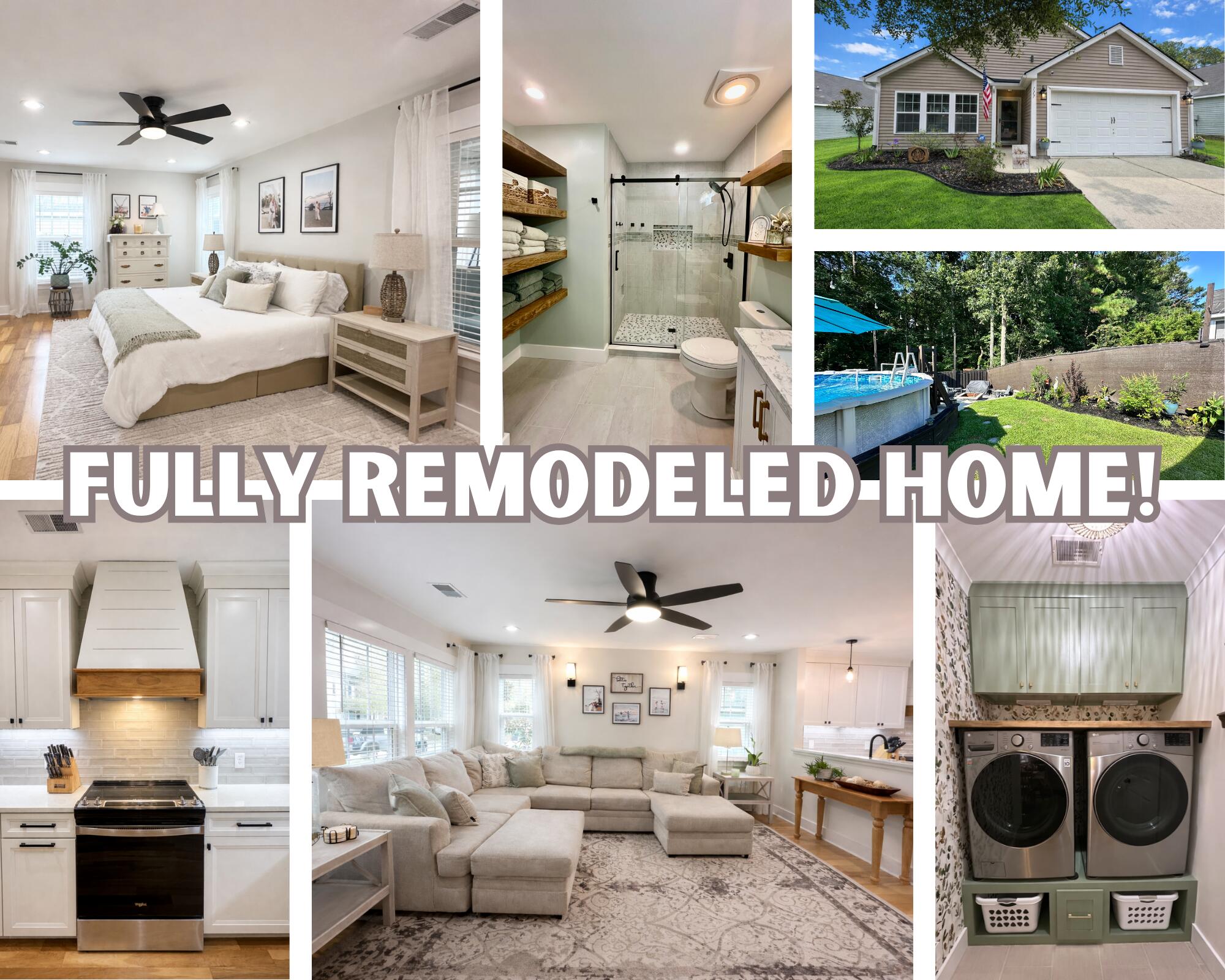 117 Malibu Road Summerville, SC 29483 - Photo 1 of 65 Collage - fully remodeled home