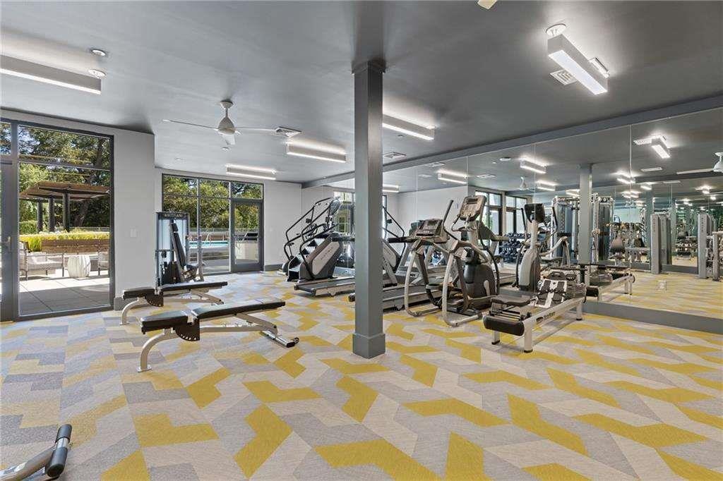 775 Juniper Street Northeast, Unit 111 Atlanta, GA 30308 - Photo 43 of 56 a view of a gym
