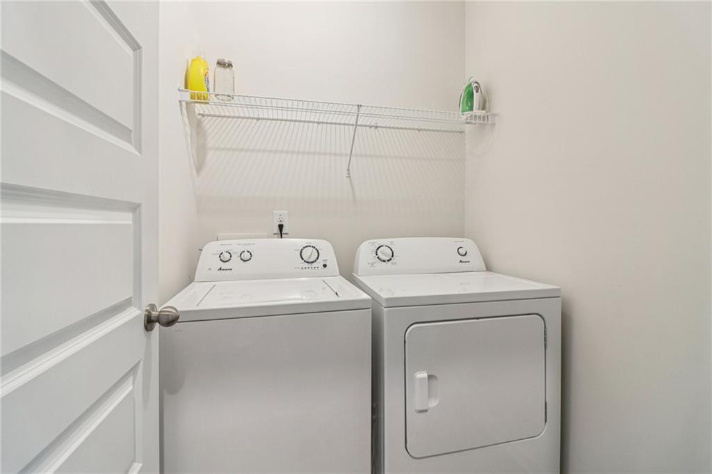 3625 Fairhaven Drive Powder Springs, GA 30127 - Photo 15 of 20 a utility room with dryer and washer