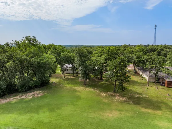 a view of a lake with houses