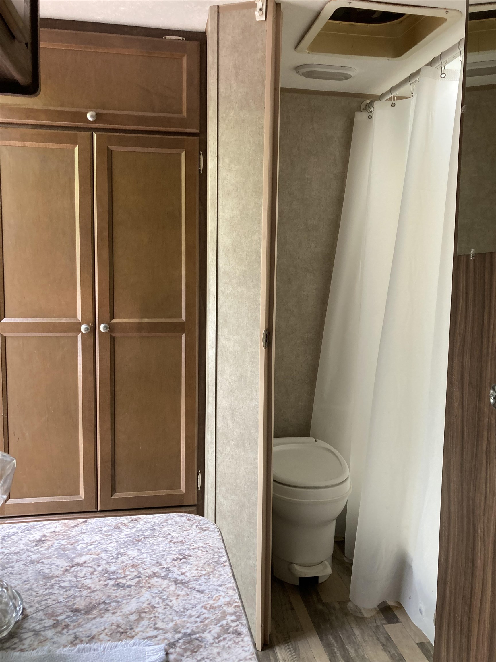 14334 East Eagle Ridge Brule, WI 54820 - Photo 10 of 26 Full bath with toilet and wood finished floors