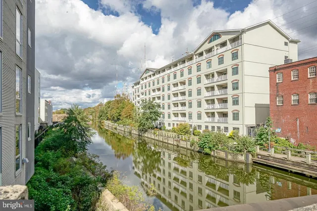 a front view of a building