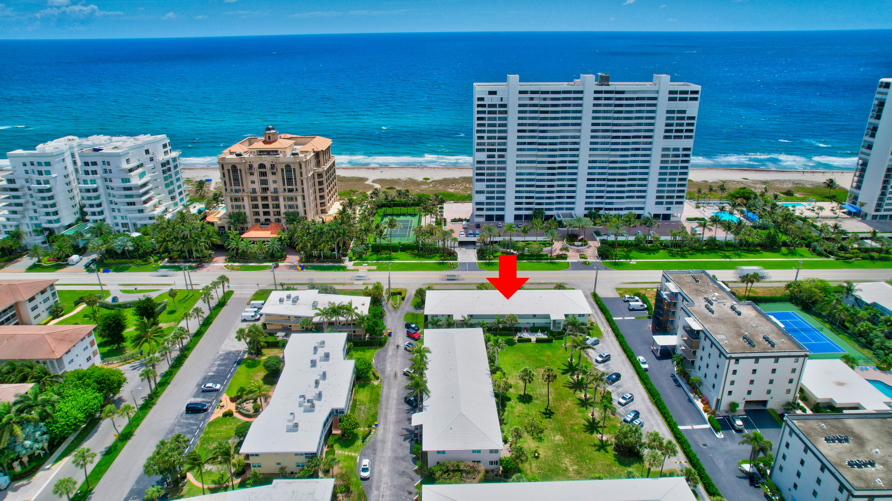 2561 South Ocean Boulevard, Unit 3 Boca Raton, FL 33432 - Photo 38 of 47 Aerial View East 2