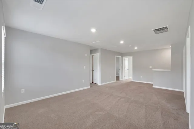 a view of an empty room