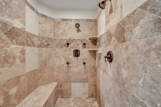 3054 West Ridgeline Road Stockton, UT 84071 - Photo 20 of 88 Bathroom view of a tile shower