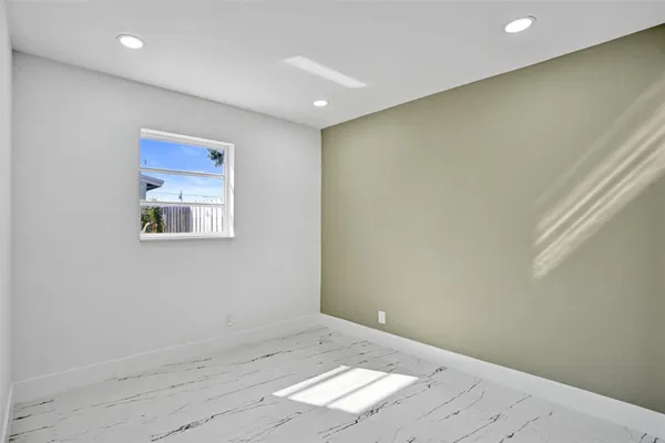 a view of an empty room