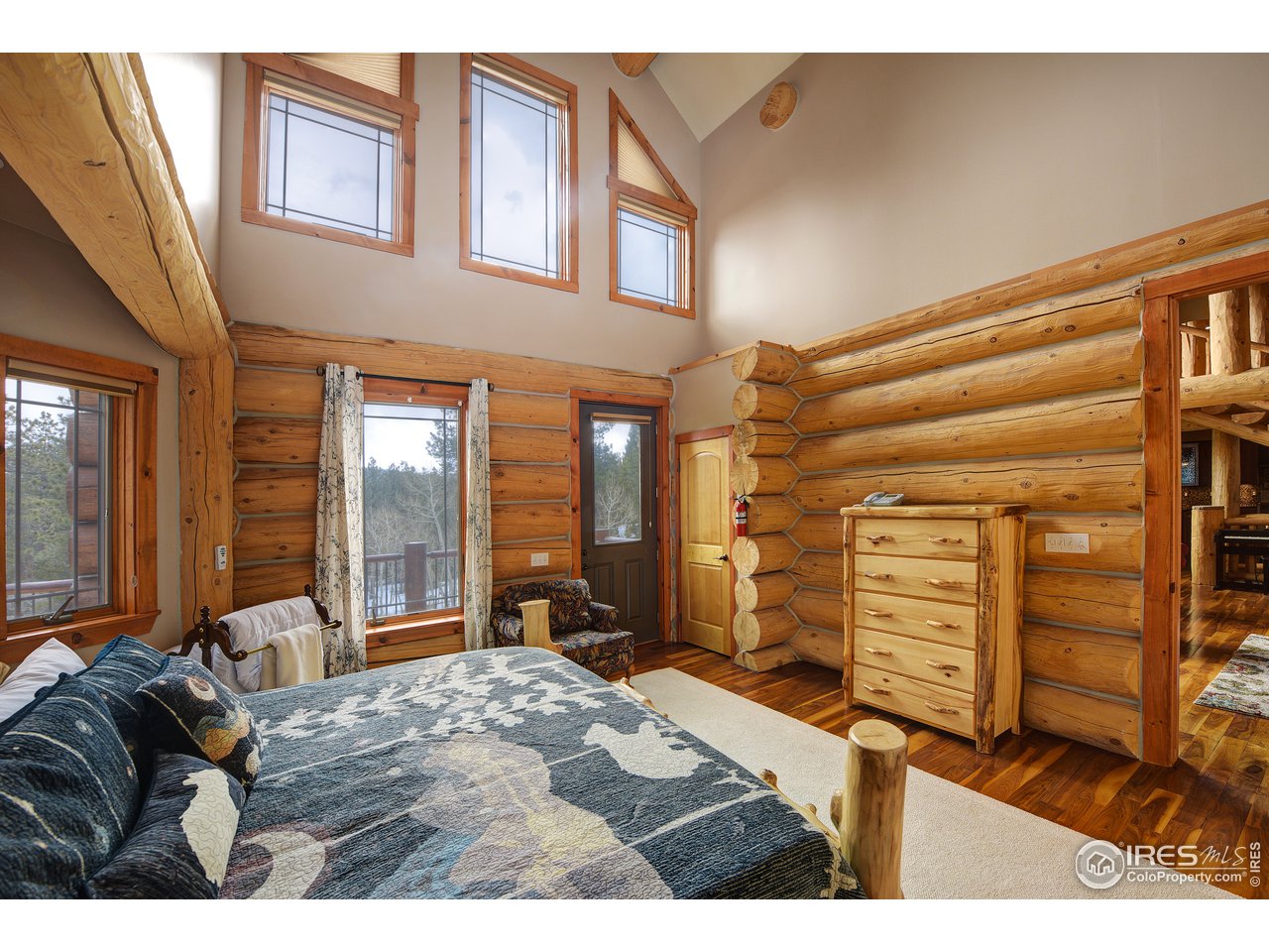 500 Ridge Road Ward, CO 80481 - Photo 13 of 31 a view of a livingroom with furniture and windows