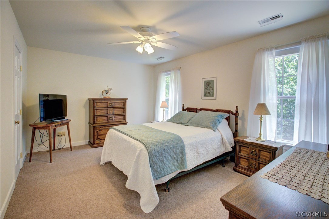 11109 Warren View Road Henrico, VA 23233 - Photo 20 of 38 Master bedroom with new carpet, ceiling fan, updat