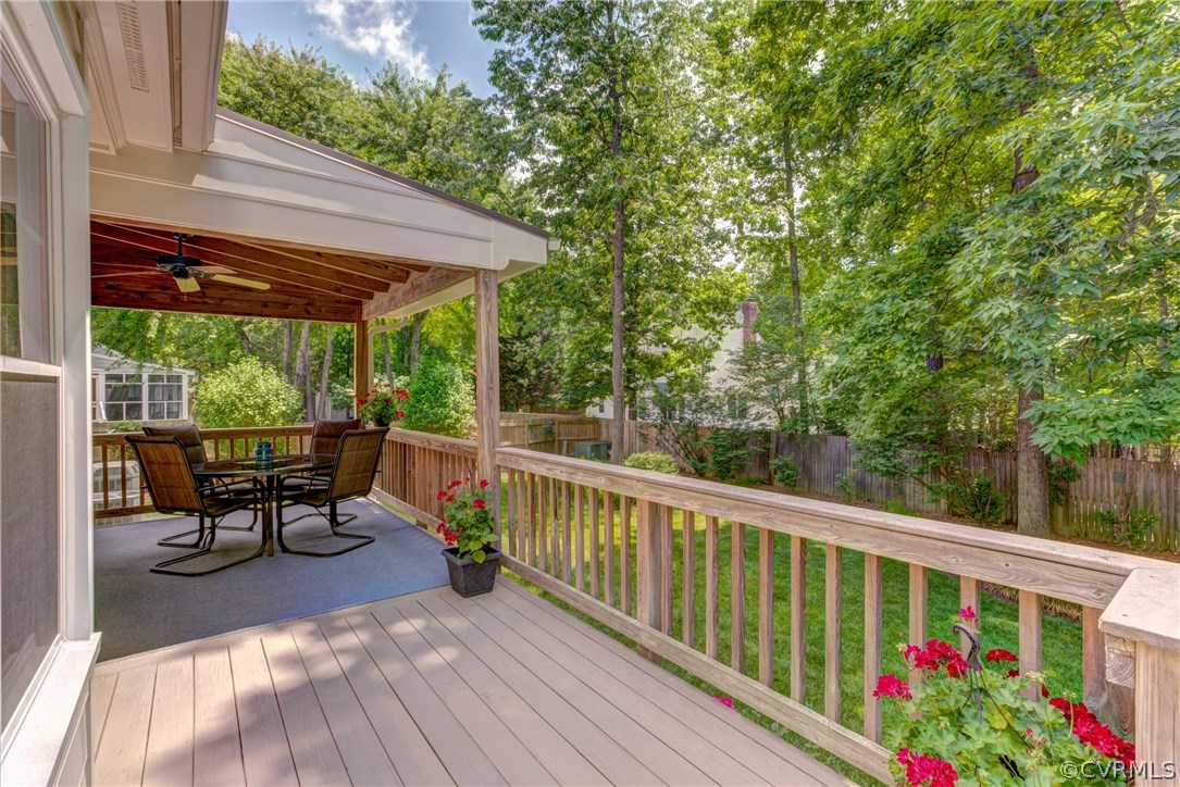 11109 Warren View Road Henrico, VA 23233 - Photo 28 of 38 Rear deck with access to the Laundry room.
