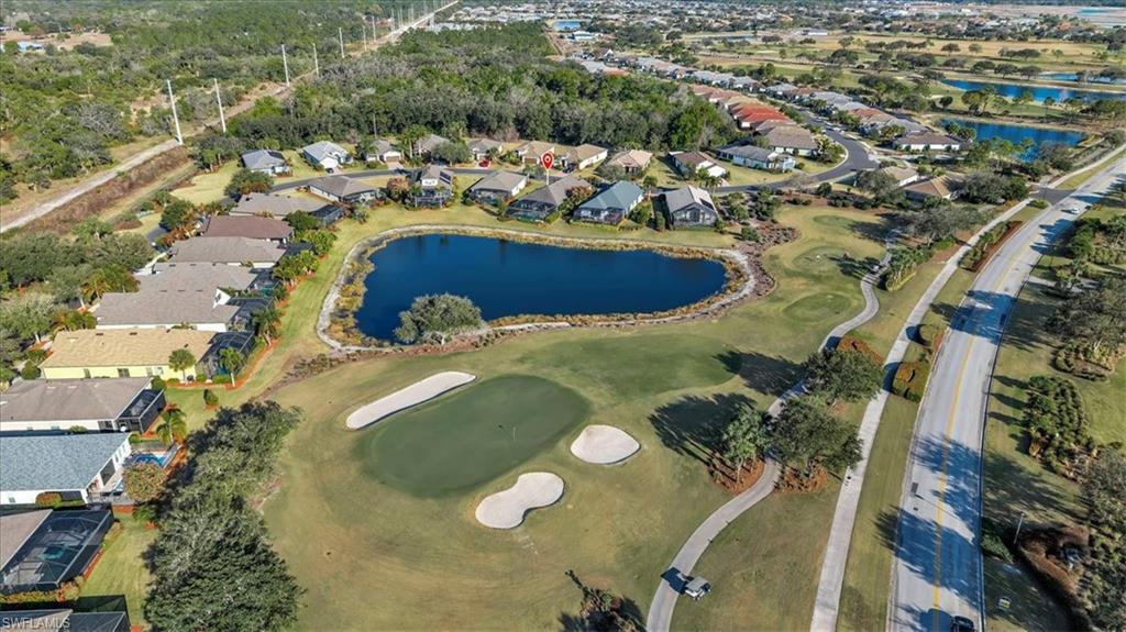 16480 Windsor Way Alva, FL 33920 - Photo 40 of 48 an aerial view of a house with a swimming pool