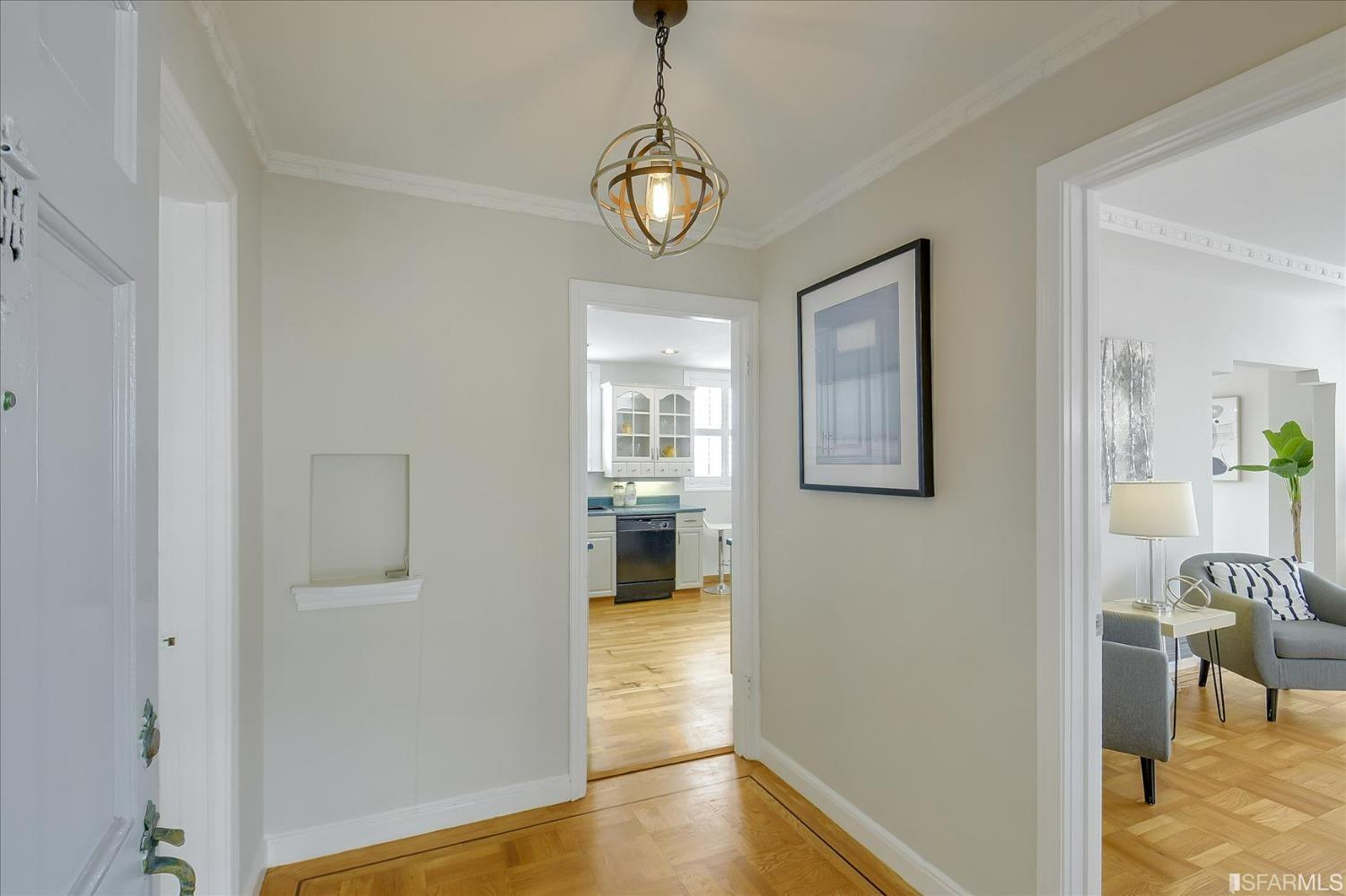 1845 Pacheco Street San Francisco, CA 94116 - Photo 20 of 57 Upper-Entry Hall toward Kitchen