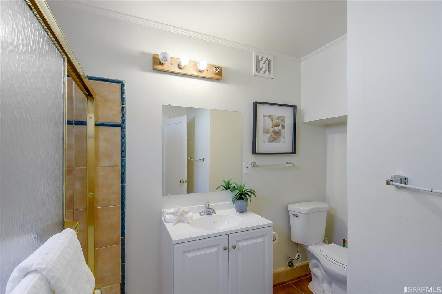 1845 Pacheco Street San Francisco, CA 94116 - Photo 46 of 57 Lower-Full Bathroom with Shower of Tub