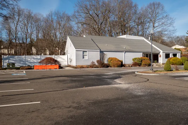 a view of backyard with green space