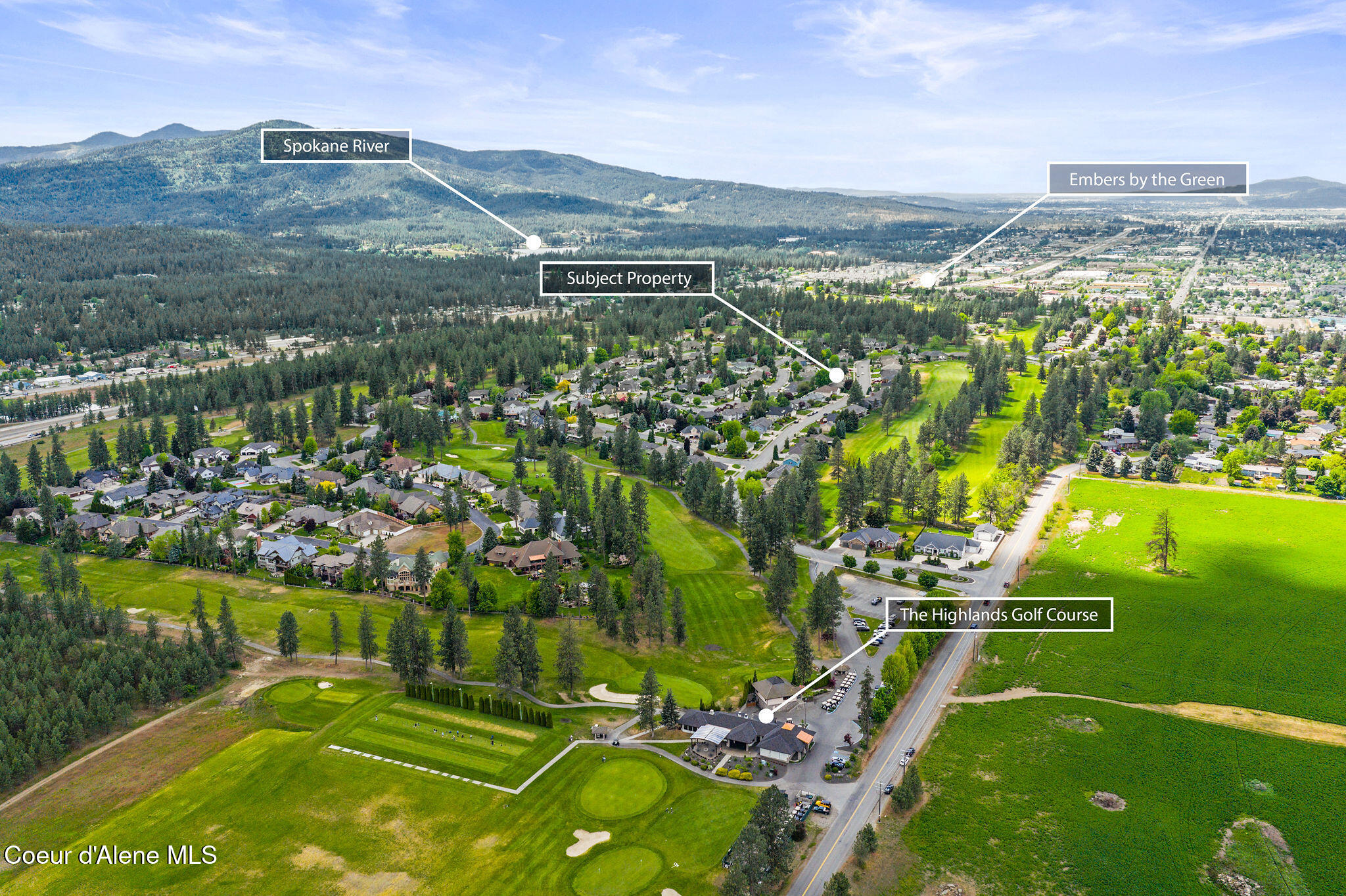 5040 Inverness Drive Post Falls, ID 83854 - Photo 2 of 54 Aerial