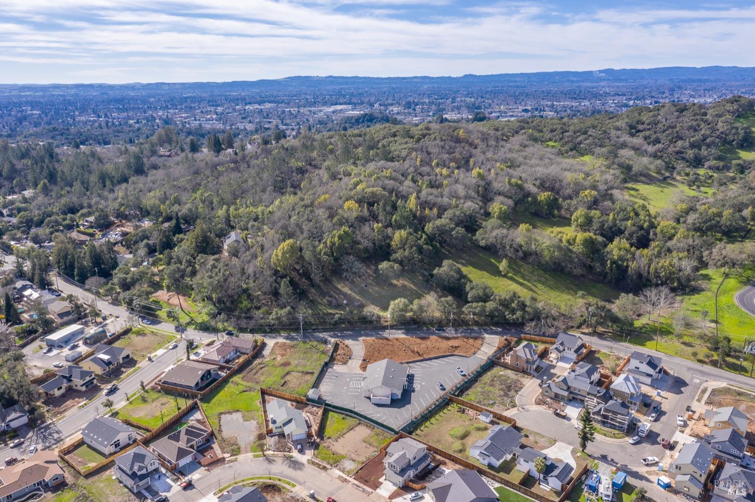 3473 Parker Hill Road Santa Rosa, CA 95404 - Photo 14 of 35 an aerial view of residential houses with outdoor space
