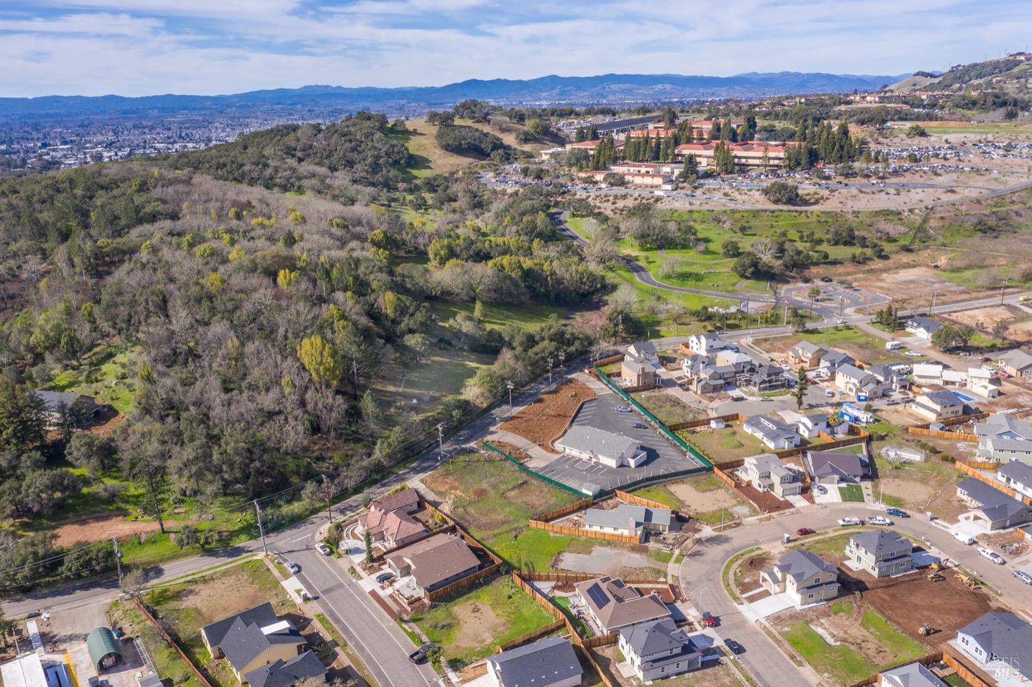 3473 Parker Hill Road Santa Rosa, CA 95404 - Photo 18 of 35 an aerial view of residential house with outdoor space