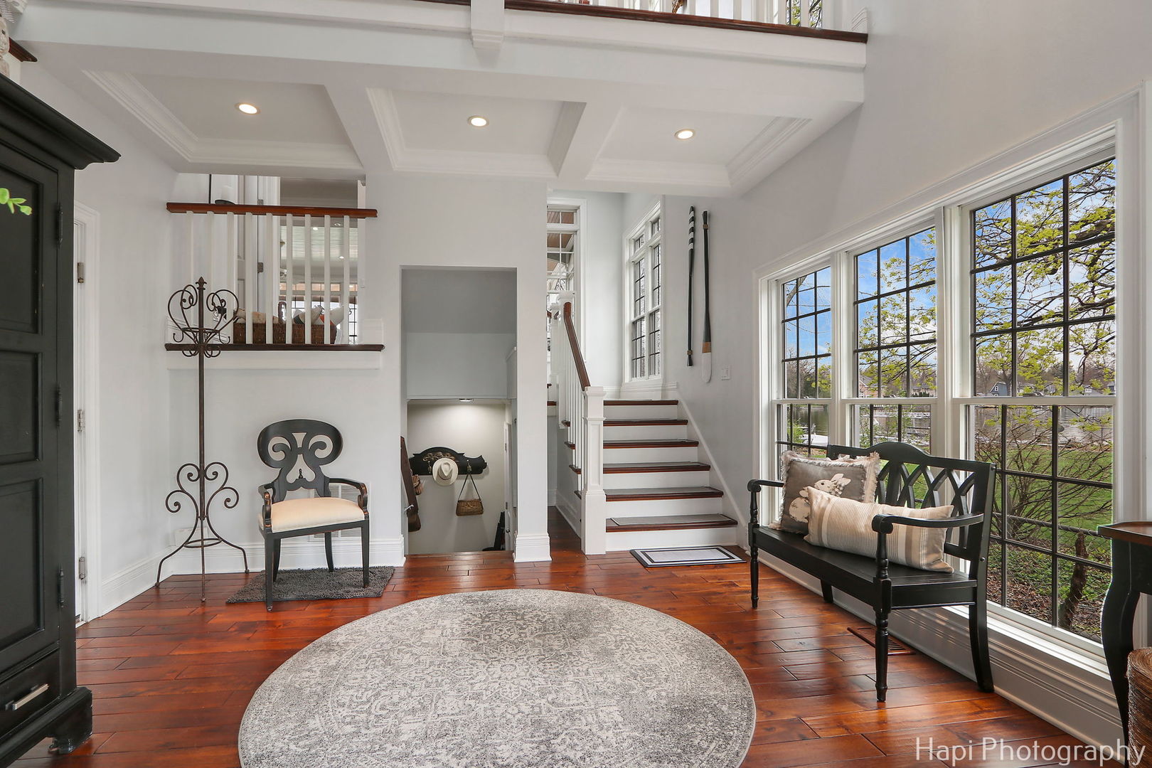 1828 Orchard Beach Road McHenry, IL 60050 - Photo 11 of 80 a living room with furniture and wooden floor