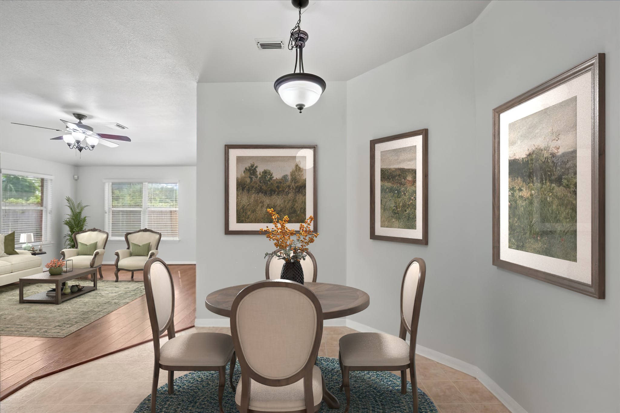 17535 Prospect Meadows Drive Houston, TX 77095 - Photo 16 of 39 Virtually staged image of the breakfast area.