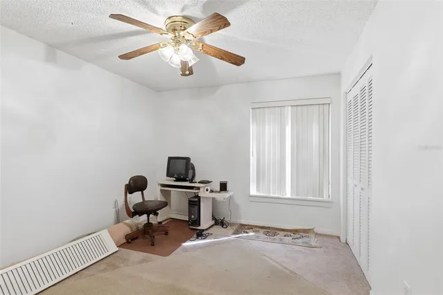 a view of workspace with a window