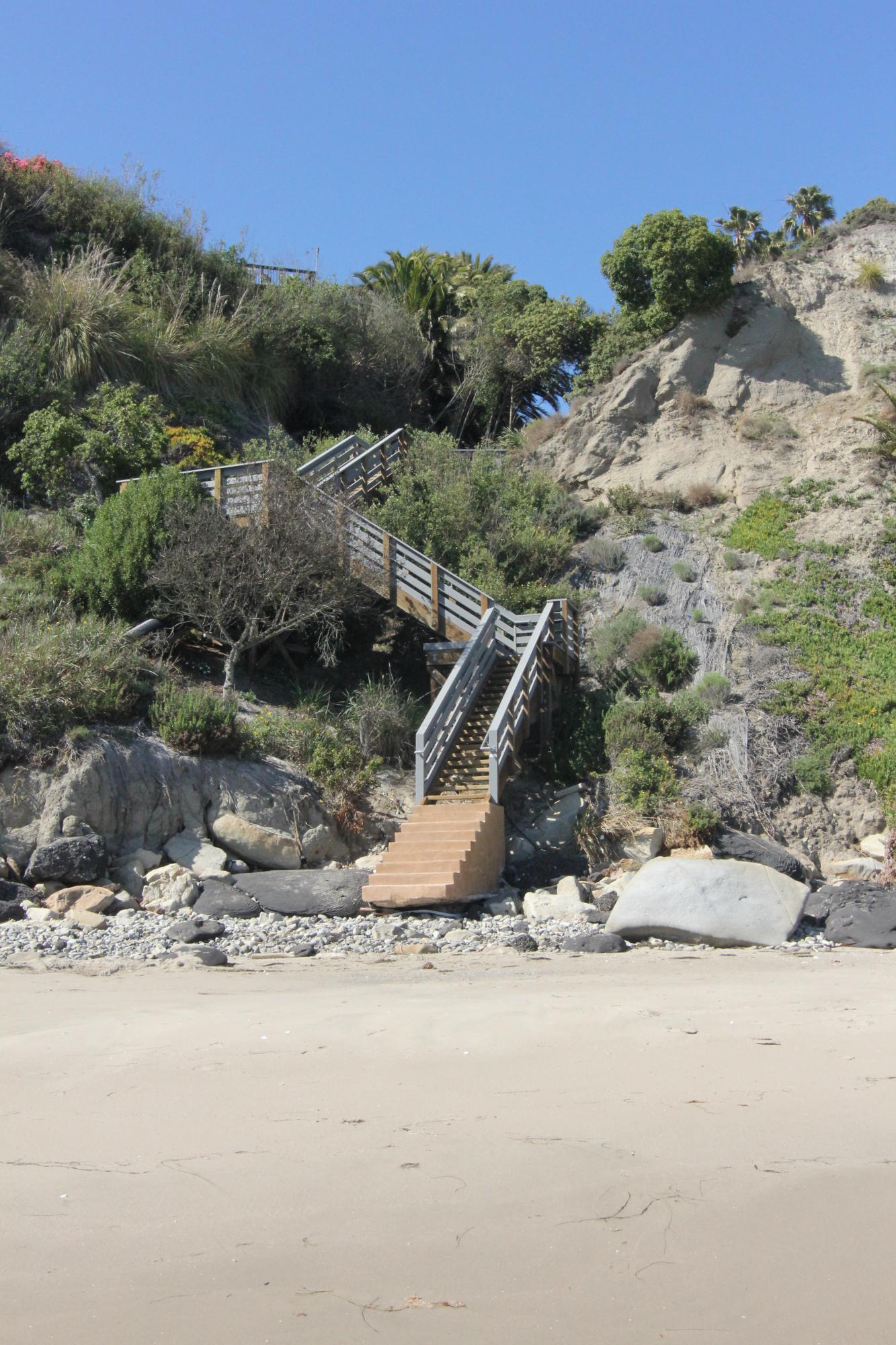 5280 Austin Road Santa Barbara, CA 93111 - Photo 29 of 31 Stairs From Beach to Locked Gate