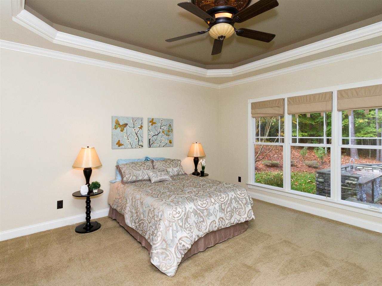 7220 Sparhawk Road Wake Forest, NC 27587 - Photo 12 of 25 Spacious Master Bedroom with Trey Ceiling