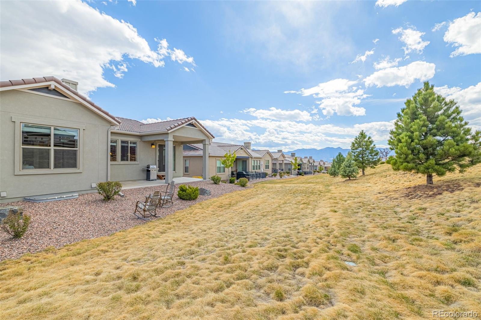 2052 Ruffino Drive Colorado Springs, CO 80921 - Photo 31 of 36 a view of a house with backyard and sitting area