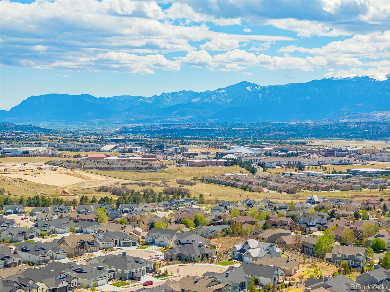 2052 Ruffino Drive Colorado Springs, CO 80921 - Photo 35 of 36 a view of a city with an ocean