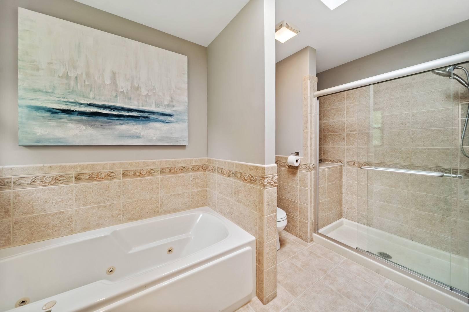 28W140 Mack Road Wheaton, IL 60189 - Photo 25 of 48 a bathroom with a tub and a shower