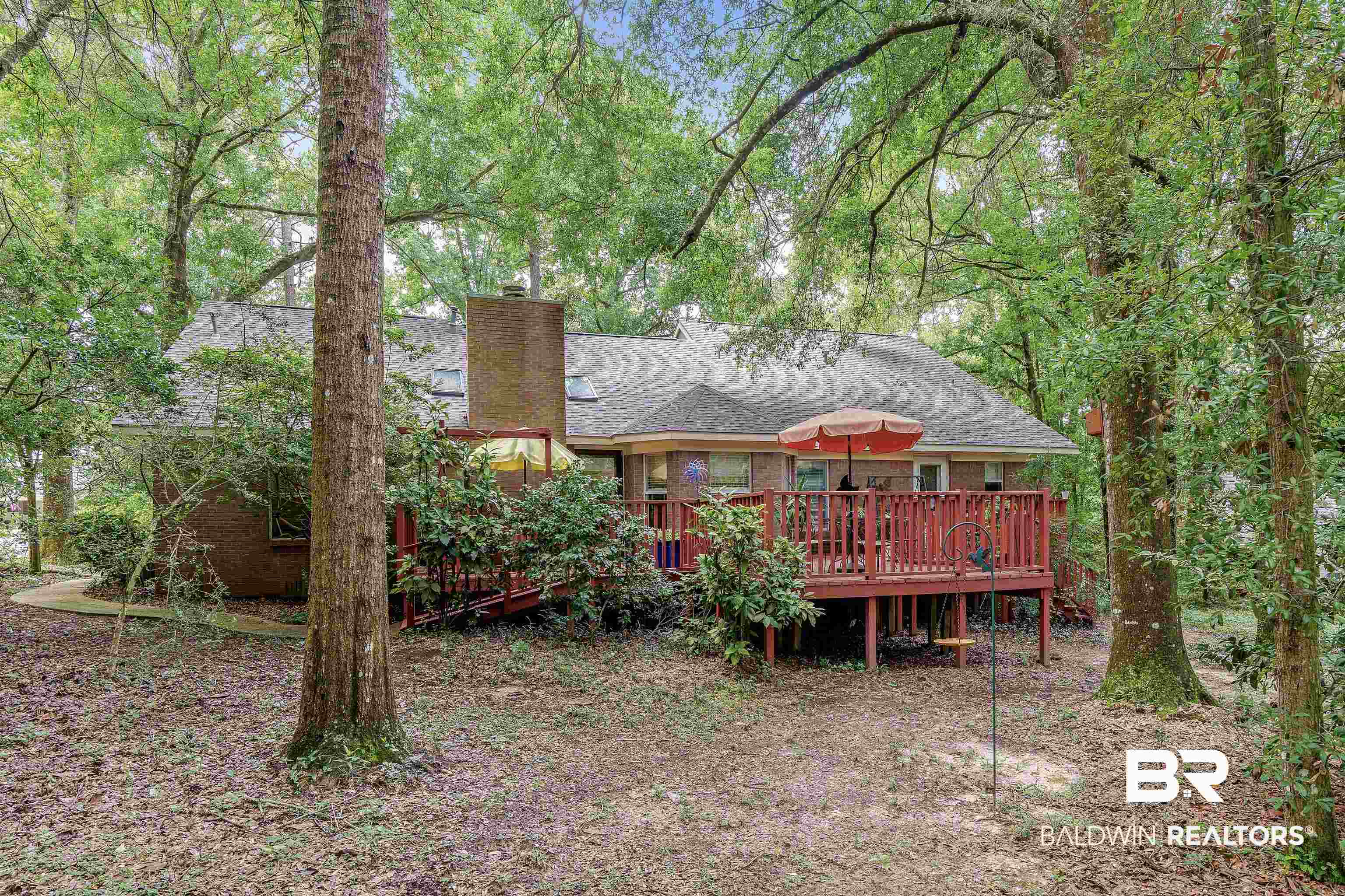 305 Beall Lane Daphne, AL 36526 - Photo 26 of 28 Back of Home & Deck